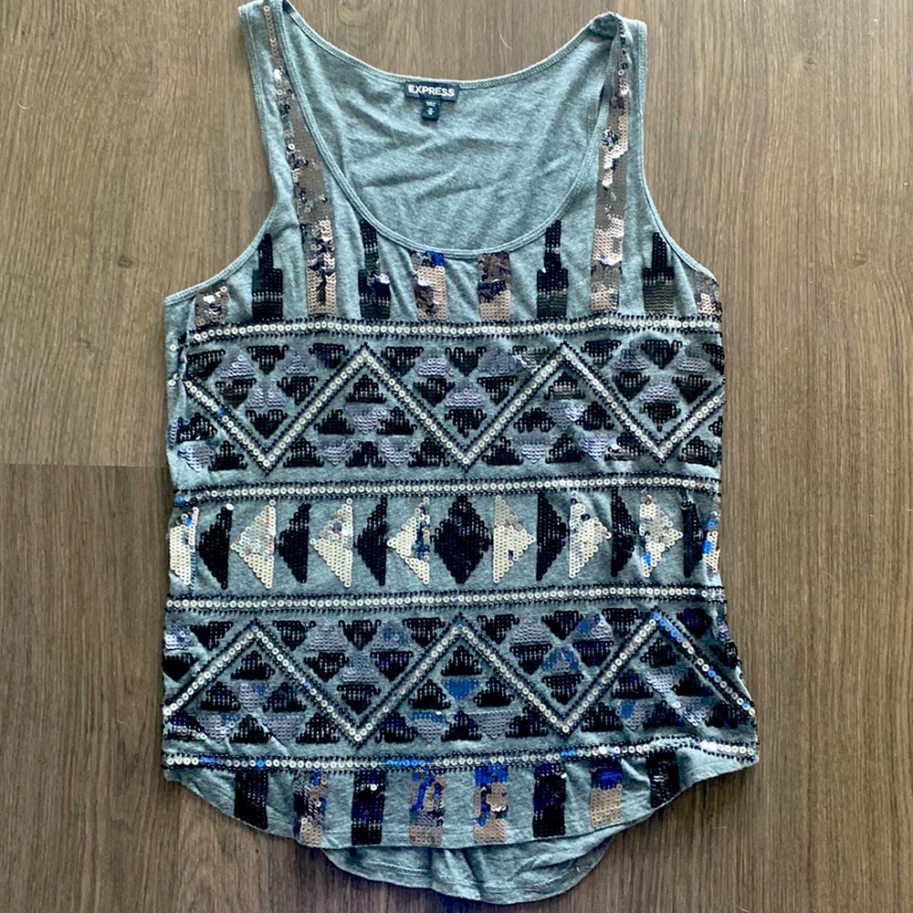 Express Sequin Tank